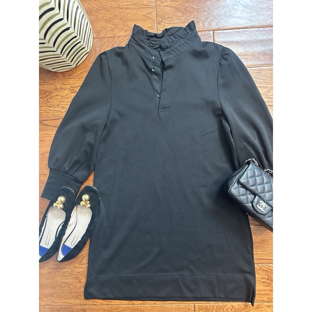 Pomander Place Tuckernuck Black Claiborne Dress XS AS IS READ Seam Rip Hole
